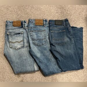 3-pack American Eagle slim fit jeans size 28x30
